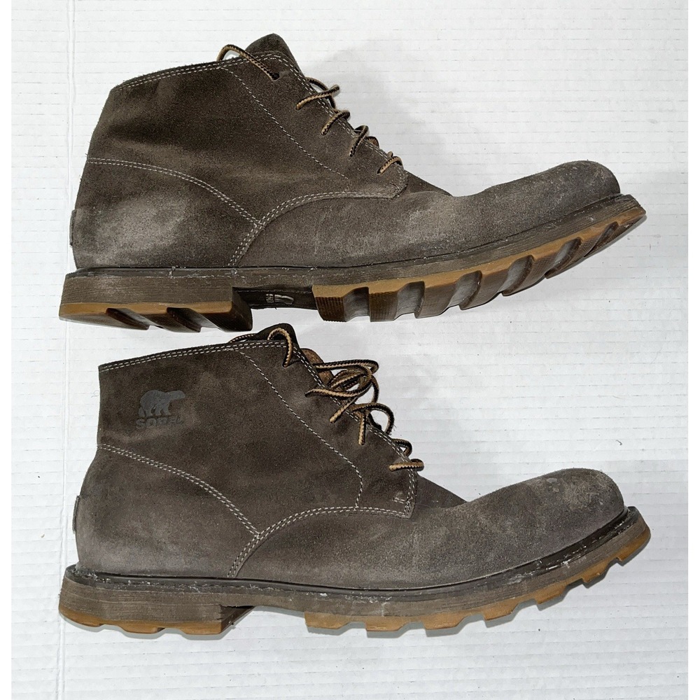 Sorel Madson Chukka Boot Men's 10 Brown Suede Lace Up Professional‎ Waterproof